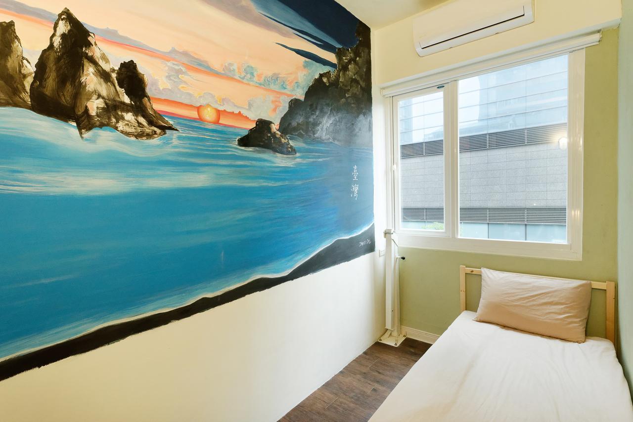 Flip Flop Hostel - Main Station Taipei Exteriör bild